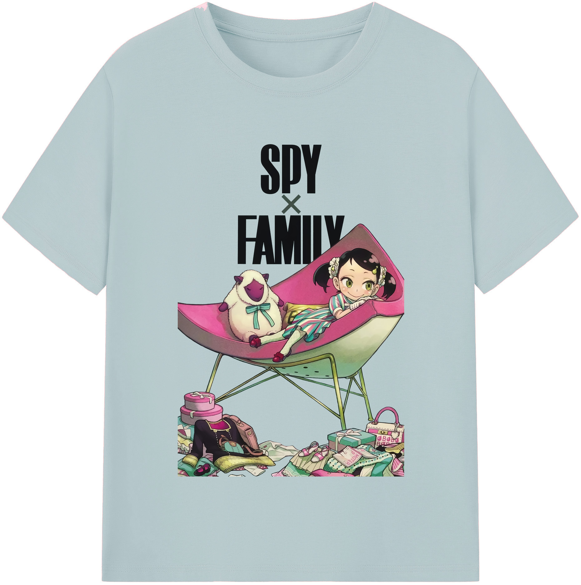 （画像用） SPY×FAMILY间谍家家酒 綿100％半袖Tシャツ（フロントプリント）